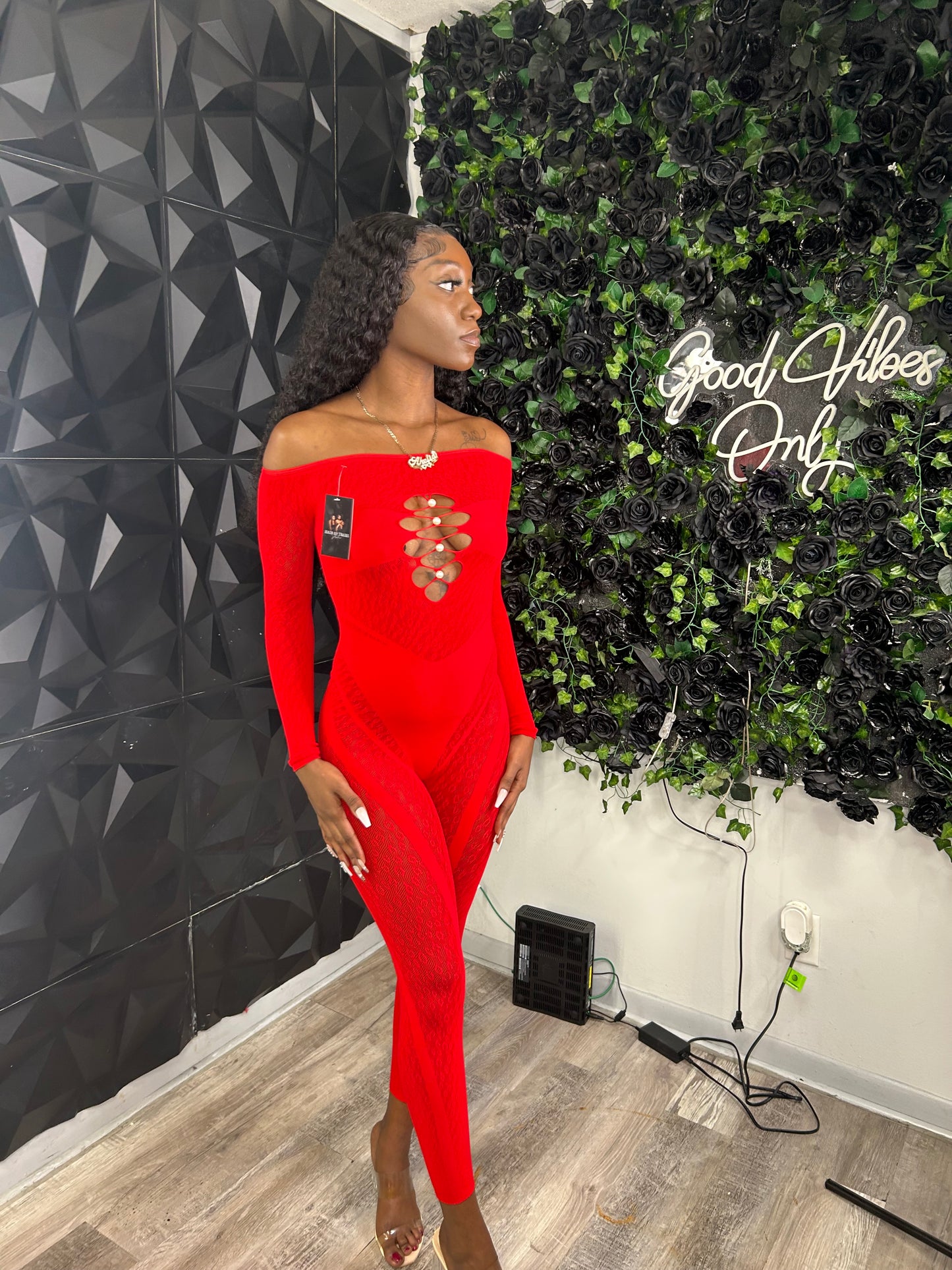 Snatched Jumpsuit (red)