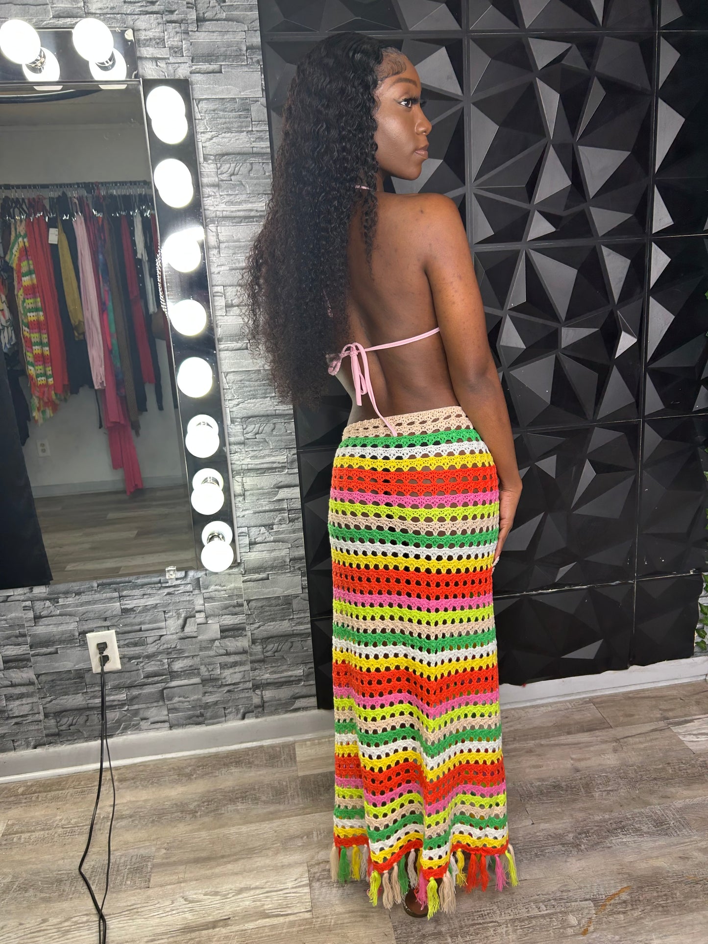 Rainbow cover up bottom